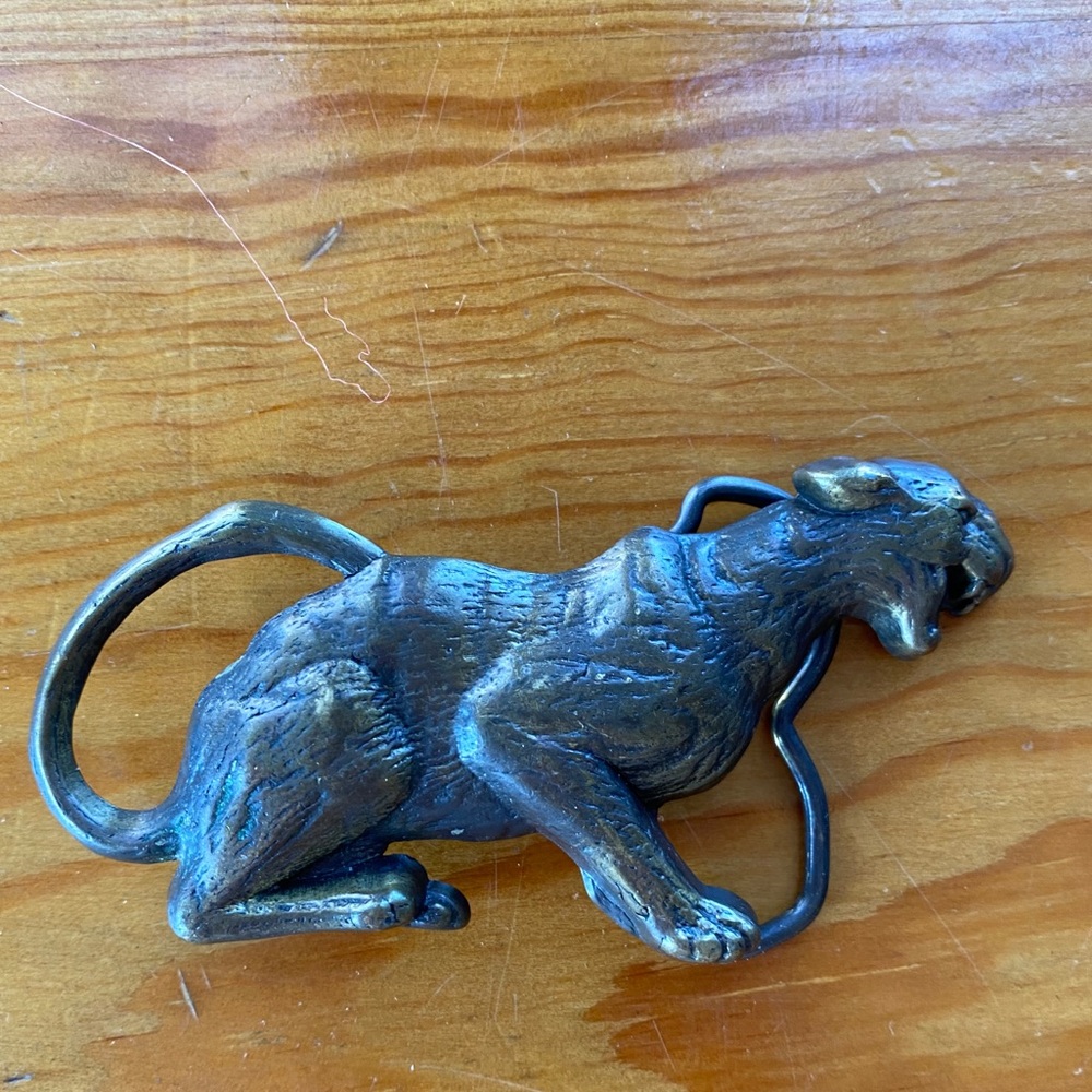 Big Cat Belt Buckle